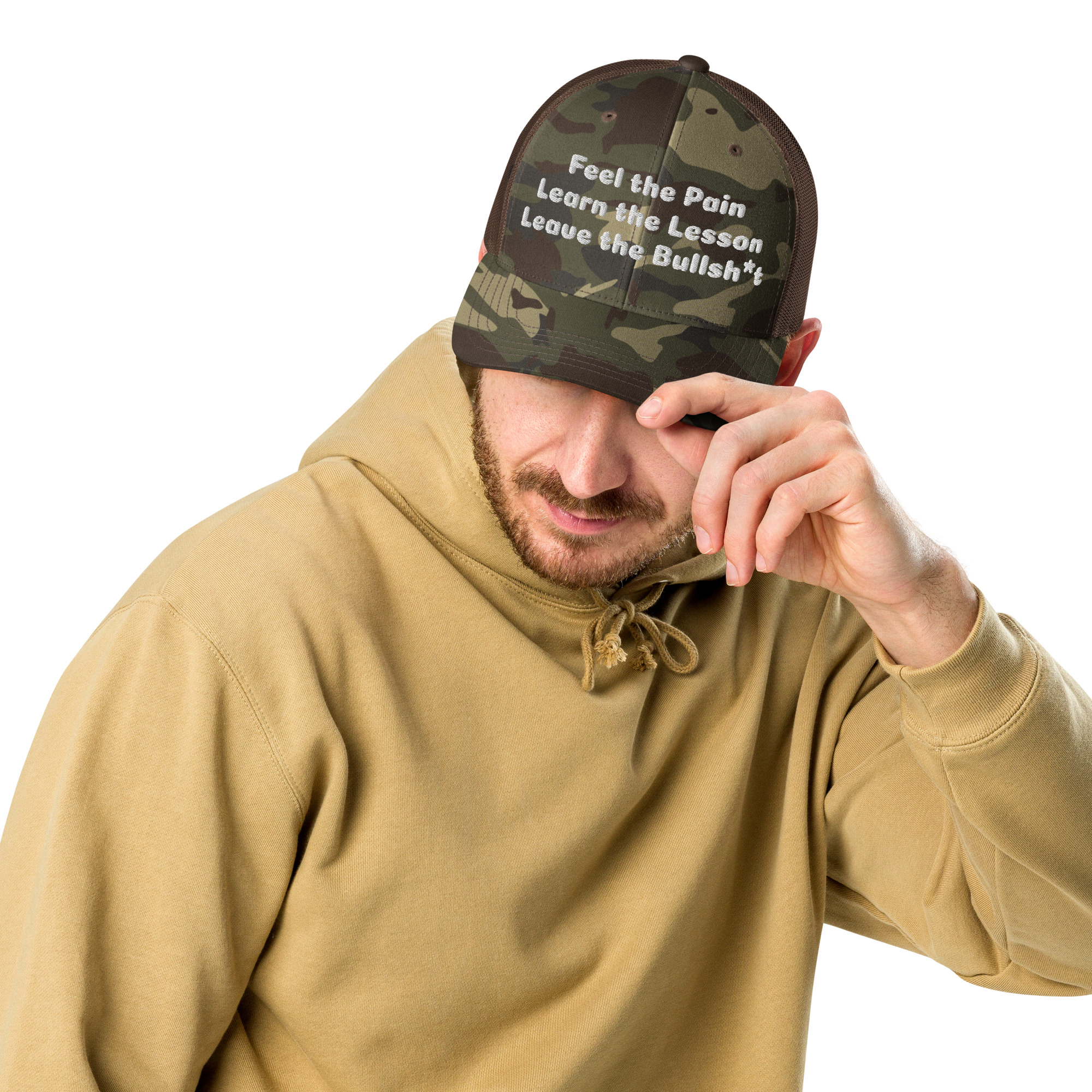 Camouflage trucker hat - Image 5