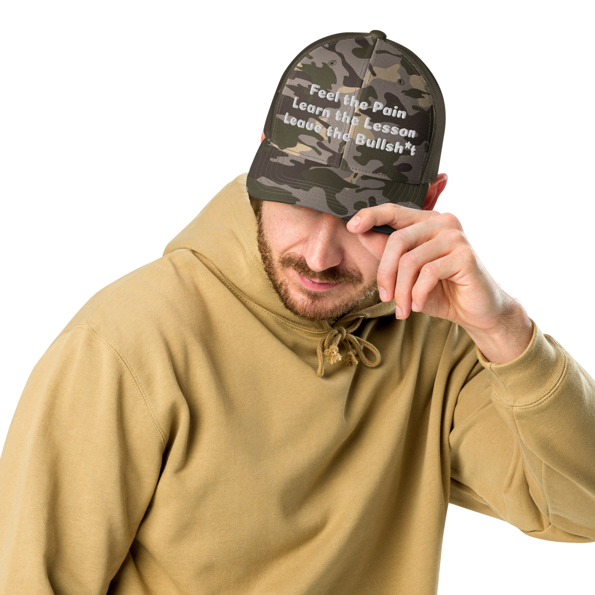 Camouflage trucker hat - Image 8