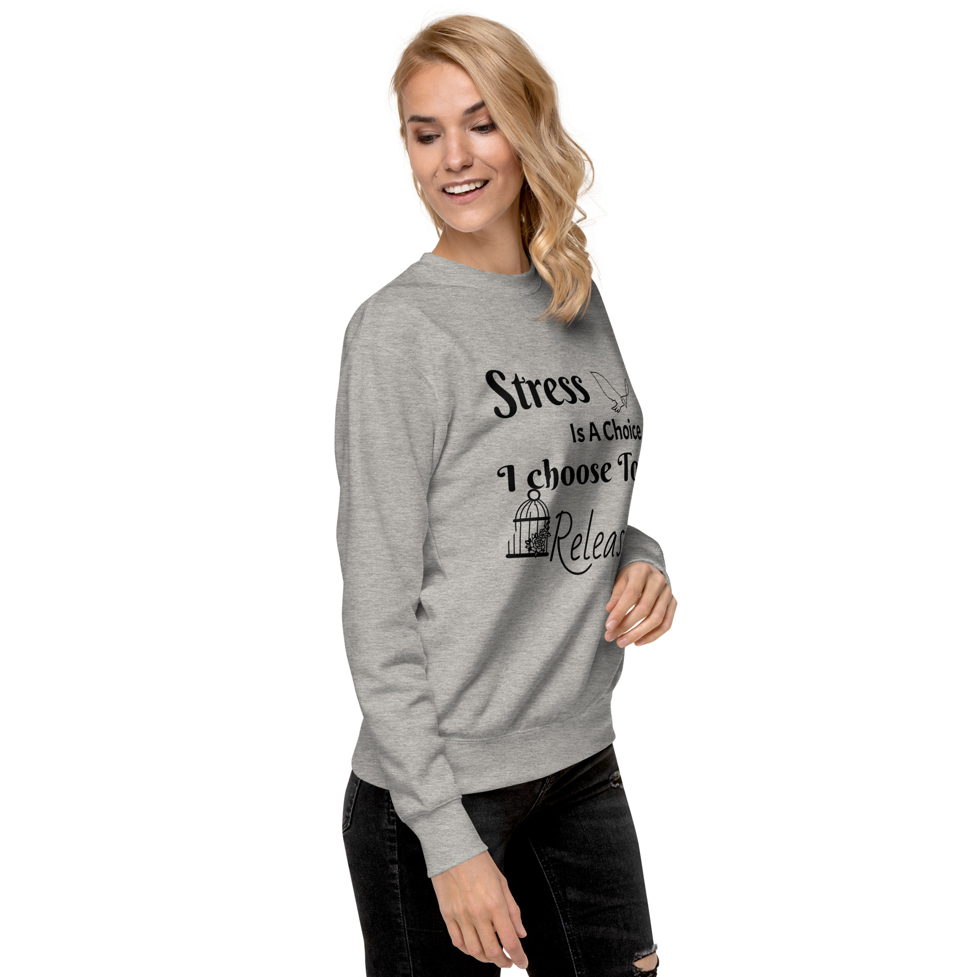 Stress Release Unisex Premium Sweatshirt - Image 22