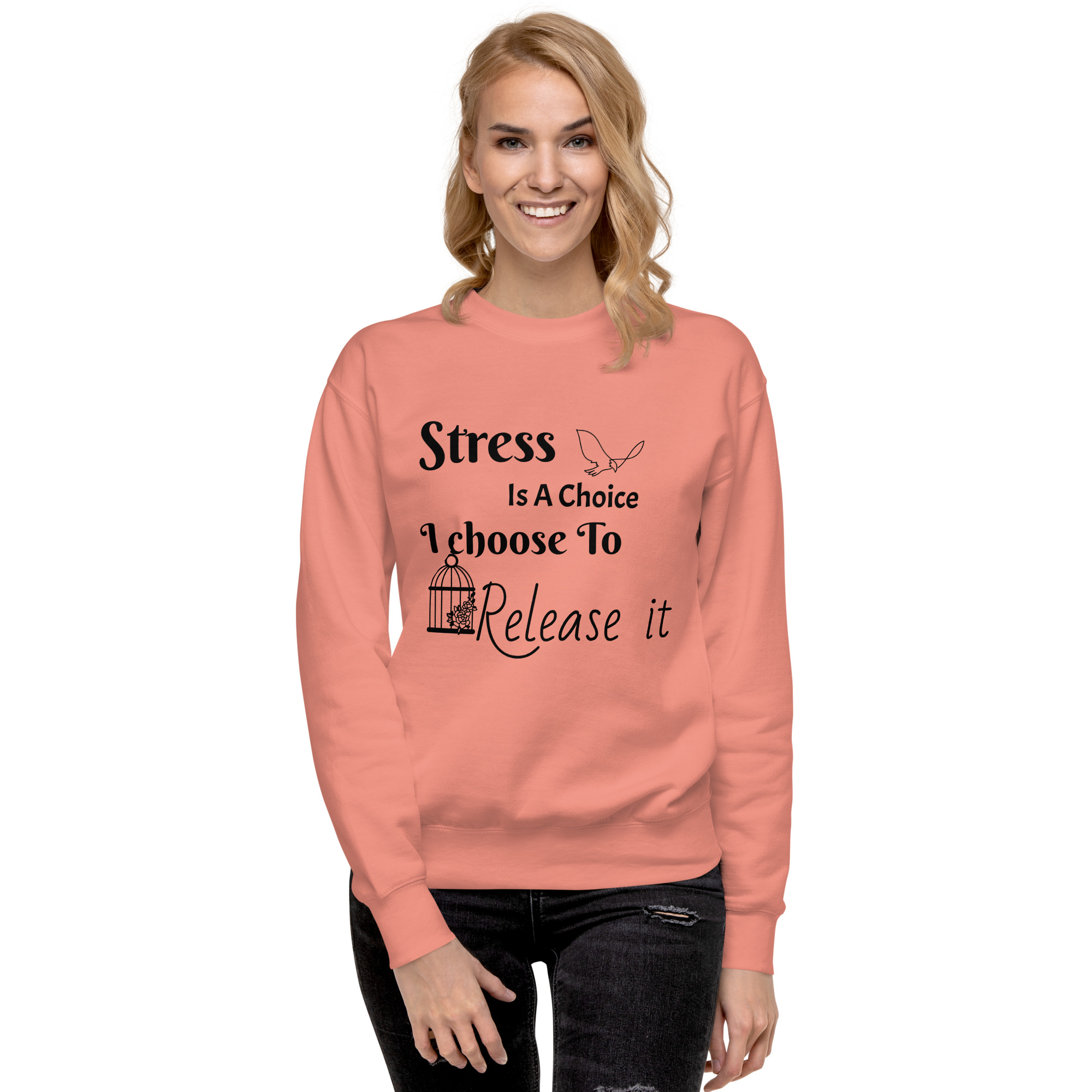 Stress Release Unisex Premium Sweatshirt - Image 14