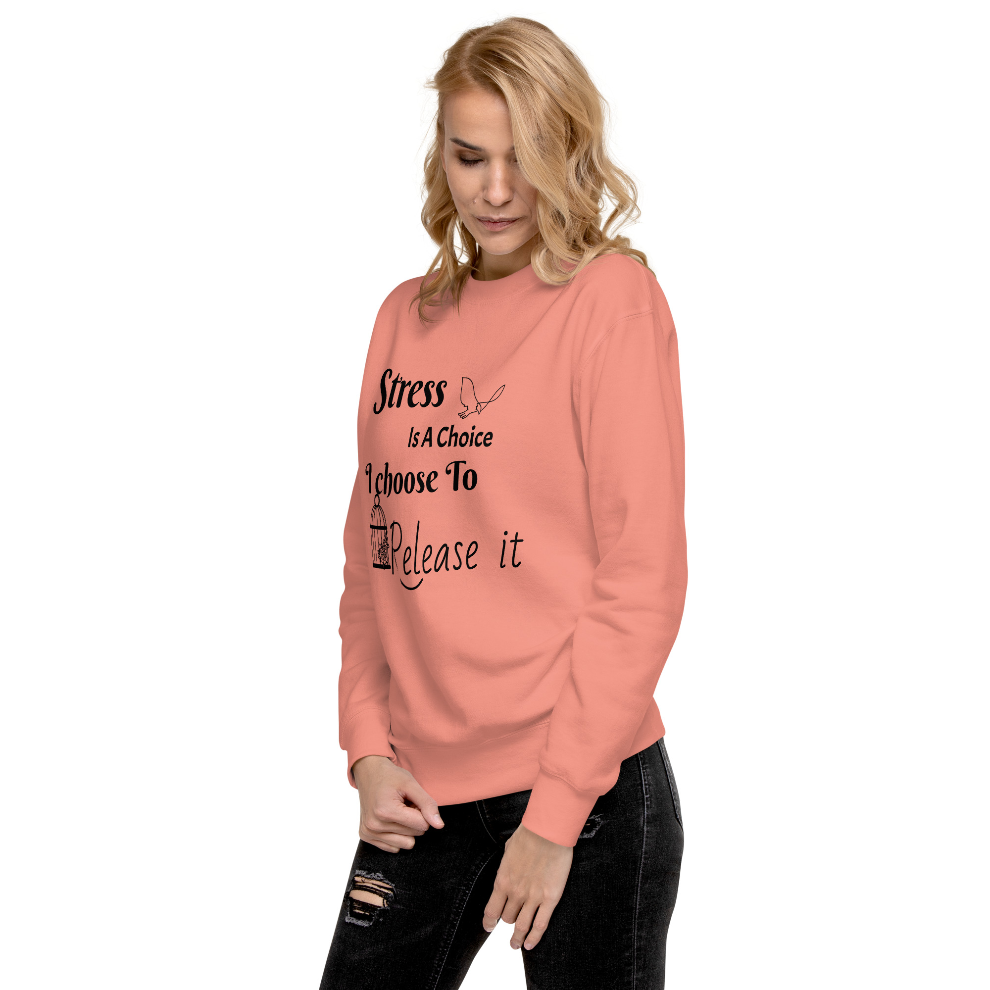 Stress Release Unisex Premium Sweatshirt - Image 15