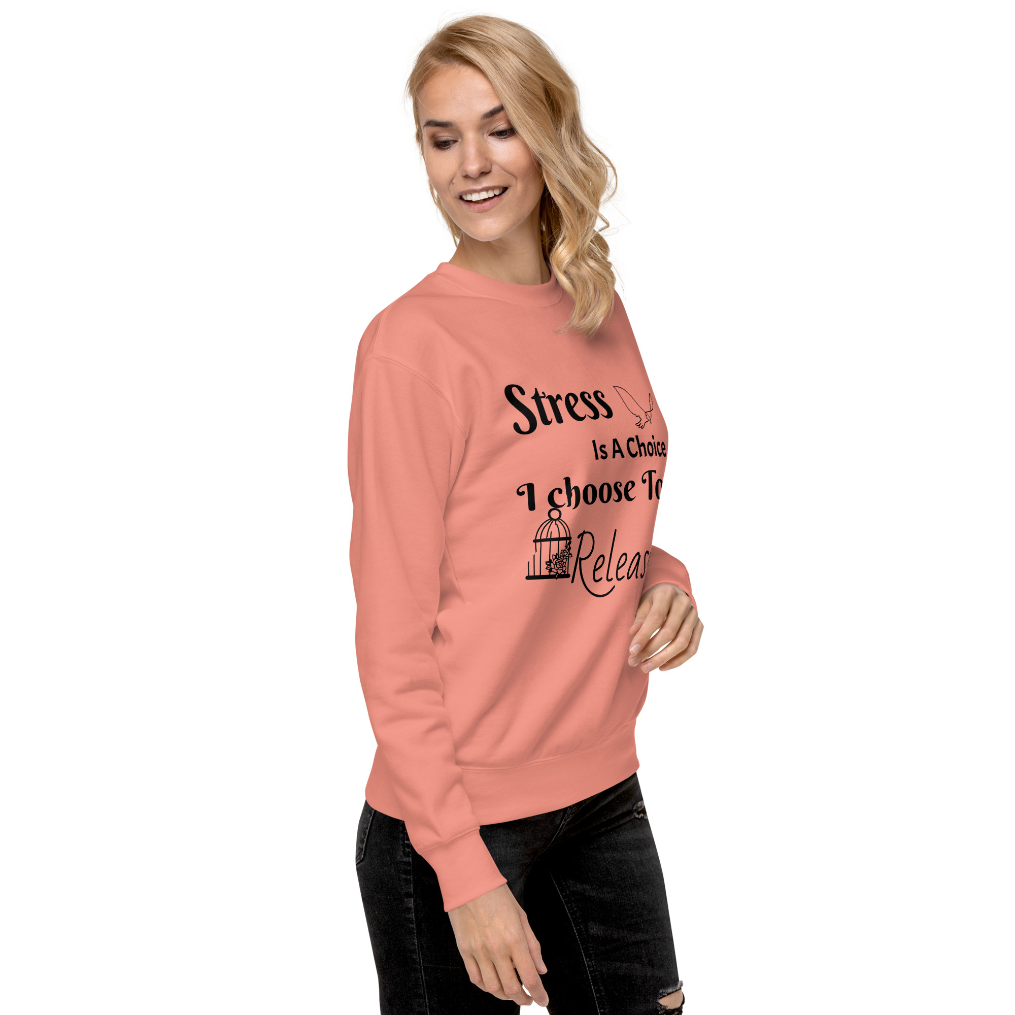 Stress Release Unisex Premium Sweatshirt - Image 16
