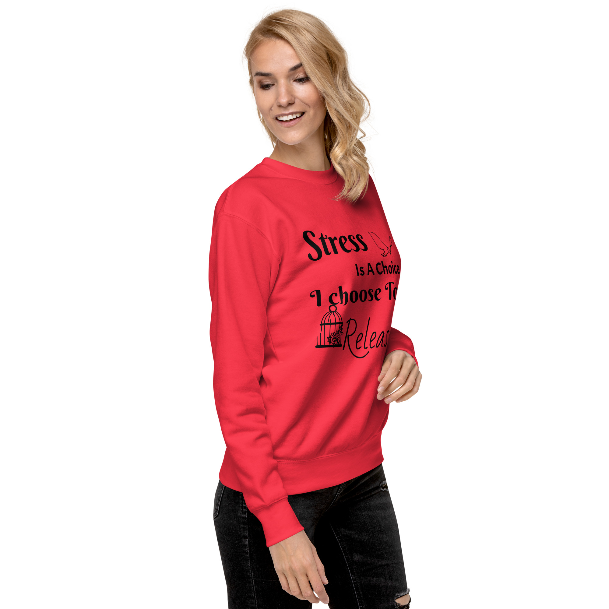 Stress Release Unisex Premium Sweatshirt - Image 12